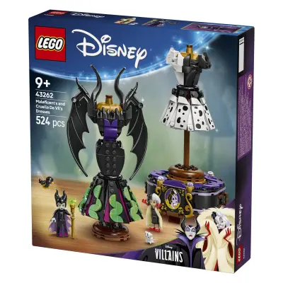 LEGO Disney 43262 Obleki Zlohotnice in Cruelle De Vil