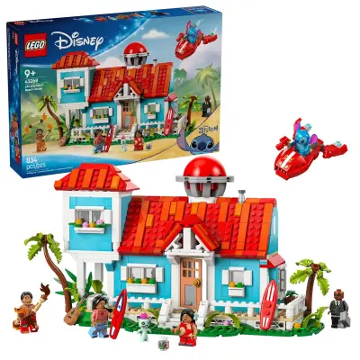 LEGO Disney 43268 Hišica na plaži Lili in Žverca