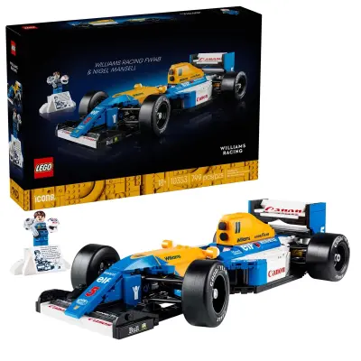 LEGO ICONS 10353 Williams Racing FW14B in Nigel Mansell