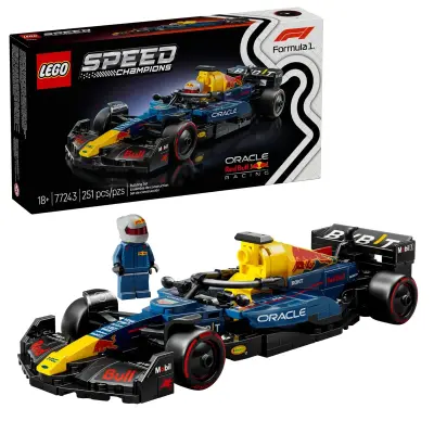 LEGO Speed Champions 77243 Dirkalni avtomobil Oracle Red Bull Racing RB20 F1