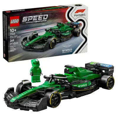 LEGO Speed Champions 77245 Dirkalni avtomobil Aston Martin Aramco F1 AMR24