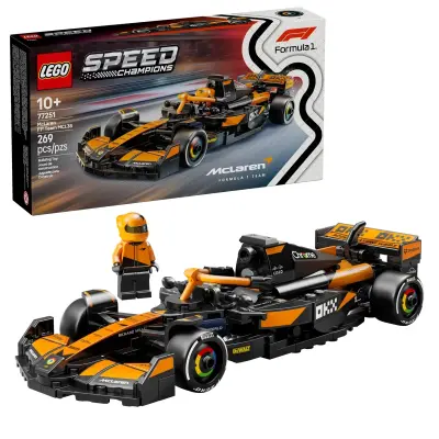 LEGO Speed Champions 77251 Dirkalni avtomobil McLaren F1 Team MCL38