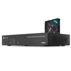 TP-LINK VIGI NVR1004H-4P-2TB 4-kanalni PoE+ 2TB disk video snemalnik