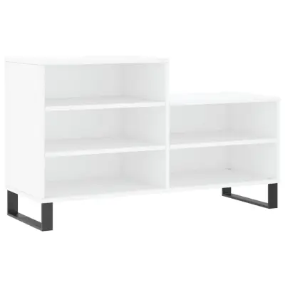 Omarica za obutev - Kopa za čevlje bela 102x36x60 cm inženirski les