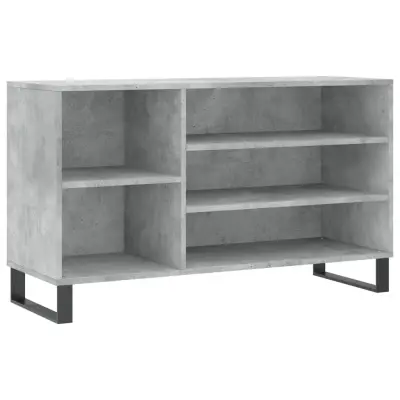 Omarica za obutev - Kopa za čevlje betonsko siva 102x36x60 cm inženirski les