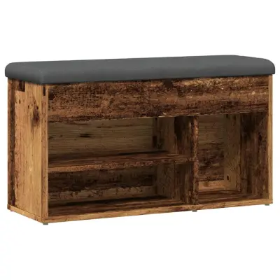 Klop za čevlje - Sedež za čevlje iz starega lesa 82x32x45,5 cm