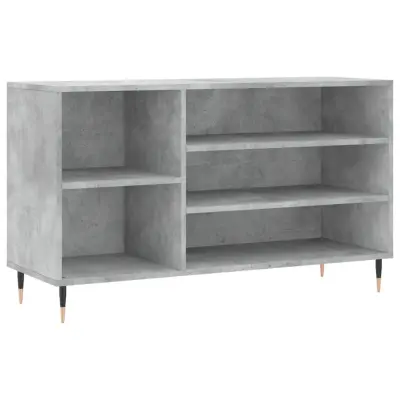 Omarica za obutev - Kopa za čevlje betonsko siva 102x36x60 cm inženirski les
