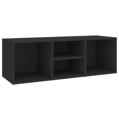 Klop za čevlje - Sedež za čevlje čevljev črna 105x35x35 cm inženirski les