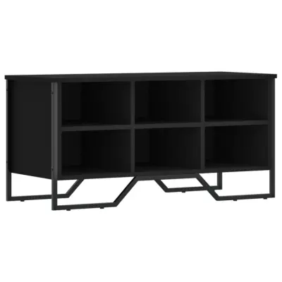 Omarica za obutev - Kopa za čevlje črna 90x38x45,5 cm inženirski les