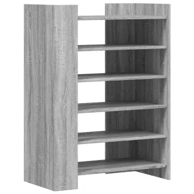 Omarica za obutev - Kopa za čevlje siva sonoma 74,5x37,5x100 cm inženirski les