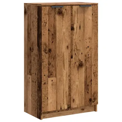 Omarica za obutev - Kopa za čevlje starinski les 59x35x100,5 cm inženirski les