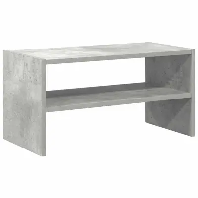 Regal za čevlje - Polica za čevlje zložljiva betonsko sivo 60x30x30,5 cm