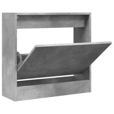 Omarica za obutev - Kopa za čevlje betonsko siva 60x21x57 cm inženirski les