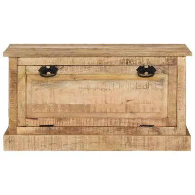 Klop za čevlje - Sedež za čevlje za shranjevanje 85x40x45 cm trden mangov les