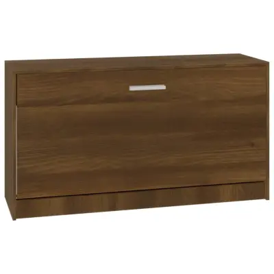 Klop za čevlje - Sedež za čevlje rjav hrast 80x24x45 cm inženirski les