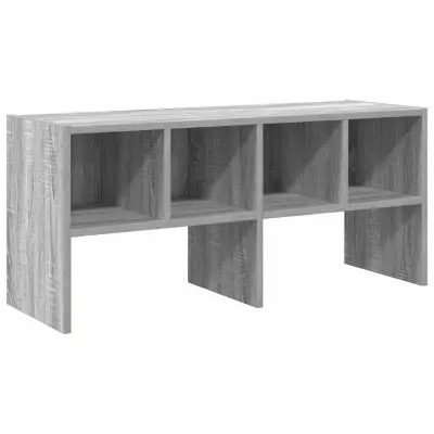 Regal za čevlje - Polica za čevlje zložljiva siva sonoma 89,5x30x40 cm