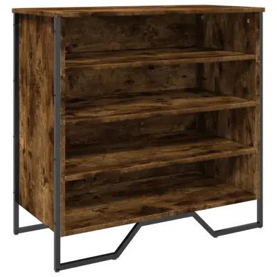 Omarica za obutev - Kopa za čevlje dimljeni hrast 80x38x78 cm inženirski les