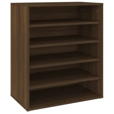 Omarica za obutev - Kopa za čevlje rjav hrast 60x35x70 cm konstruiran les
