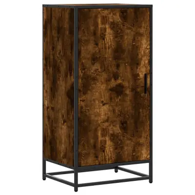 Stojalo za čevlje - Stojalo za obutev dimljen hrast 48x38x97,5 cm inženirski les