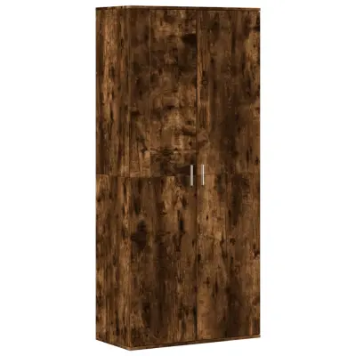 Omarica za obutev - Kopa za čevlje dimljeni hrast 80x39x178 cm inženirski les