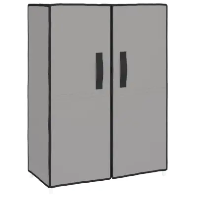 Omarica za obutev - Kopa za čevlje siva 60x28x90 cm iz blaga