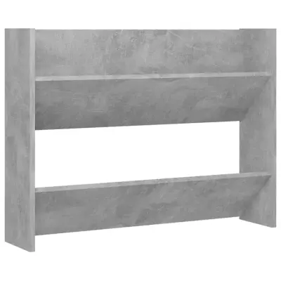 Omarica za obutev - Kopa za čevlje betonsko siva 80x18x60cm inženirski les