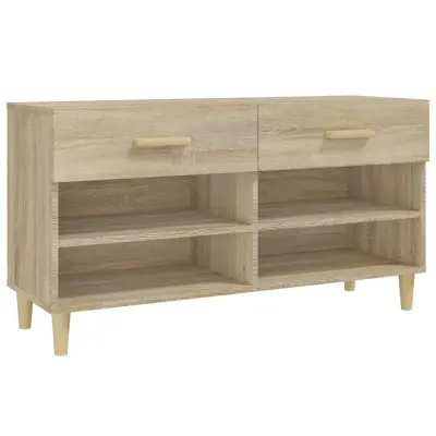Omarica za obutev - Kopa za čevlje sonoma hrast 102x35x55 cm inženirski les