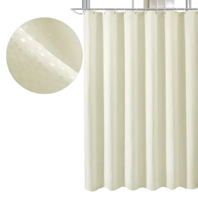 Vodoodporna tuš zavesa za kopalnico Beige M