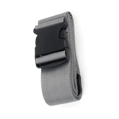Nastavljiv trak za prtljago z zaponko - 2 paketa Grey