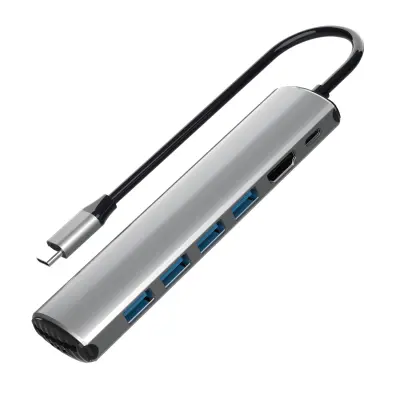 8-v-1 USB-C zvezdišče s HDMI, čitalnikom kartic SD/TF in napajanjem