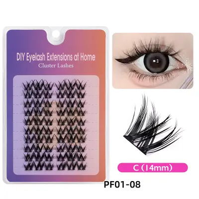 Posamezne umetne trepalnice (10 parov, 3-delne)   Model 4