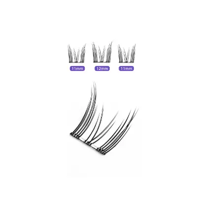 Samolepilne umetne trepalnice Camellia, brez lepila   Model 2