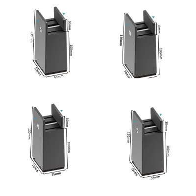 Nastavljive podloge za noge pohištva, 4 paketi  M