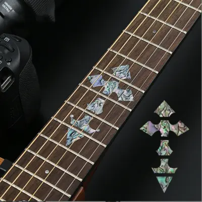 Nalepke za vložke za kitaro - označevalci prečk za akustične in električne kitare   Model 9