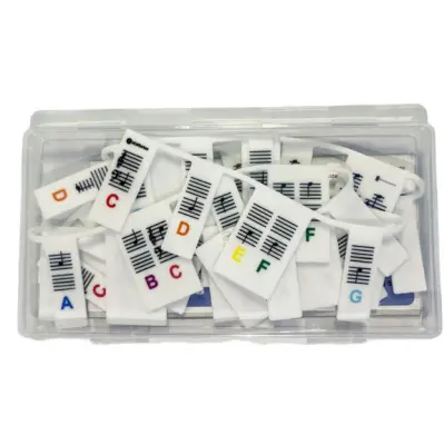 Nalepke za tipke klavirja iz silikona, 88 tipk MultiColor