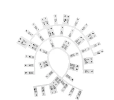 Nalepke za tipke klavirja s 61 silikonskimi tipkami Black