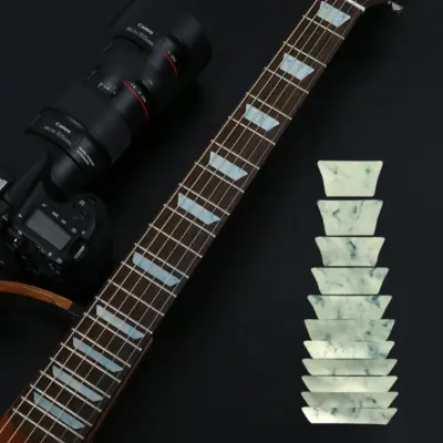 Nalepke za vložke za kitaro - označevalci prečk za akustične in električne kitare   Model 4