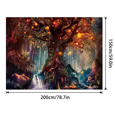 Dekorativna stenska tapiserija GT27-2 - Spremenite svojo sobo z lepoto narave  L