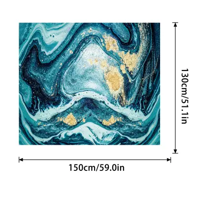 Abstraktna stenska tapiserija, poliestrska dekoracija doma za spalnico in dnevno sobo  S