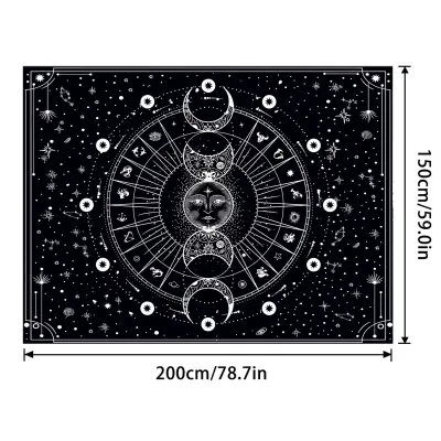 Abstraktna stenska tapiserija, poliestrska stenska umetnost za dekoracijo spalnice in dnevne sobe  L