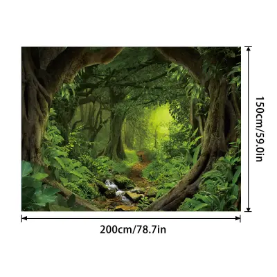 Abstraktna stenska tapiserija, poliestrska dekoracija sobe za spalnico,  L