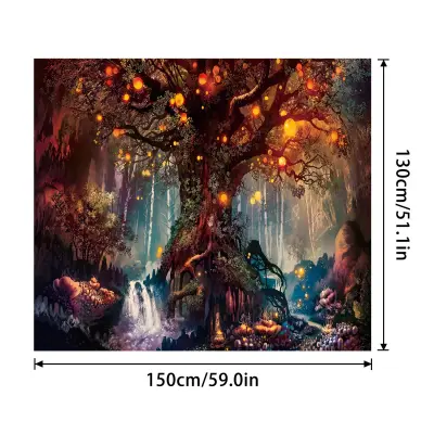 Dekorativna stenska tapiserija GT27-2 - Spremenite svojo sobo z lepoto narave  S