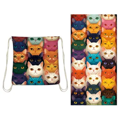 Kombinacija brisače in nahrbtnika za na plažo YTB-001-9 80x160 cm   Model 9