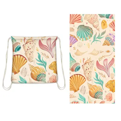 Kombinacija brisače in nahrbtnika za na plažo YTB-001-9 80x160 cm   Model 2