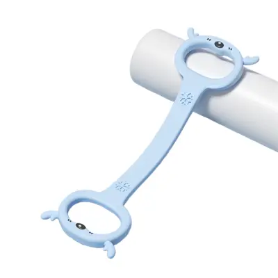 Odporni trakovi v obliki Pink Deer 8 za jogo in fitnes Blue