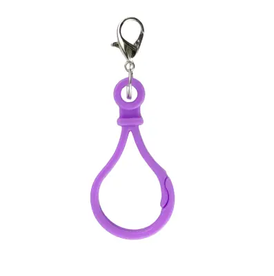 20-delni paket plastičnih zaponk za jastoga z dvojnim krogom Purple