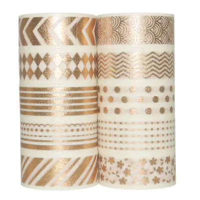 Komplet okrasnih lepilnih trakov Washi - 20 rolic