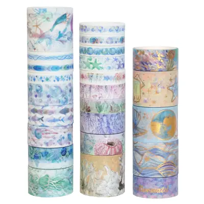 DIY Dekorativni Washi Trak Set - 20 Roln