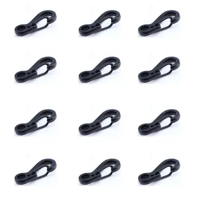 Mala EDC kljuka z vzmetno sponko 12-delna Black