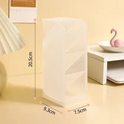 Velik organizator za pisalno mizo, poševno stolišče za pisalne potrebščine Transparent